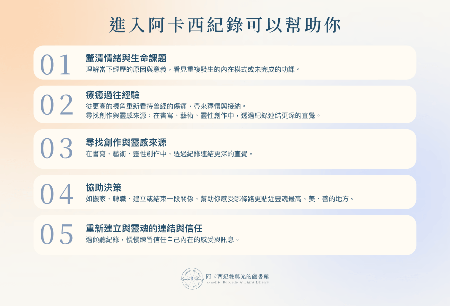 進入阿卡西紀錄可以幫助你