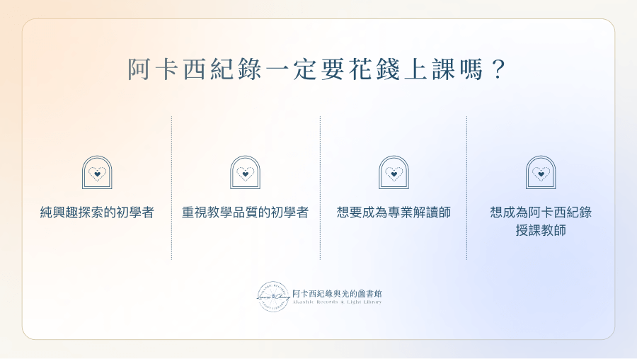 阿卡西紀錄常見學習需求