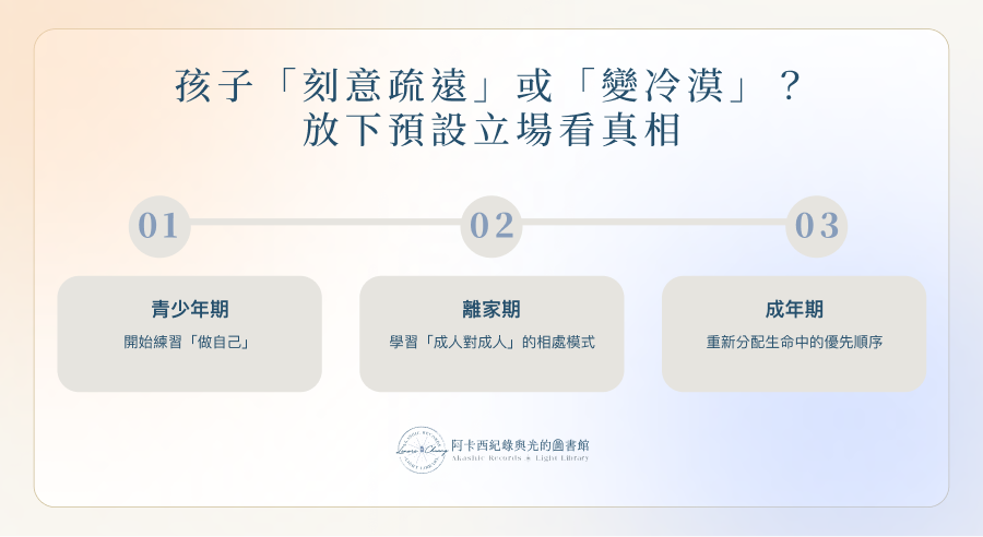 孩子「刻意疏遠」或「變冷漠」？放下預設立場看真相