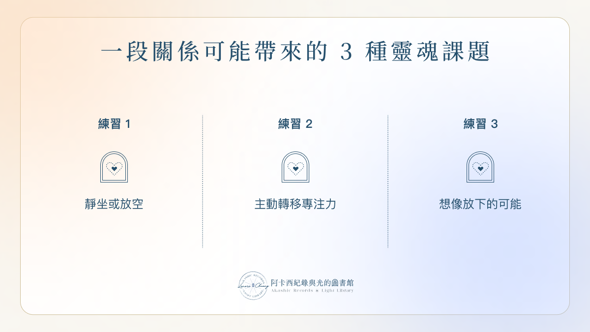 放不下的 3 個練習，幫你找回改變的勇氣